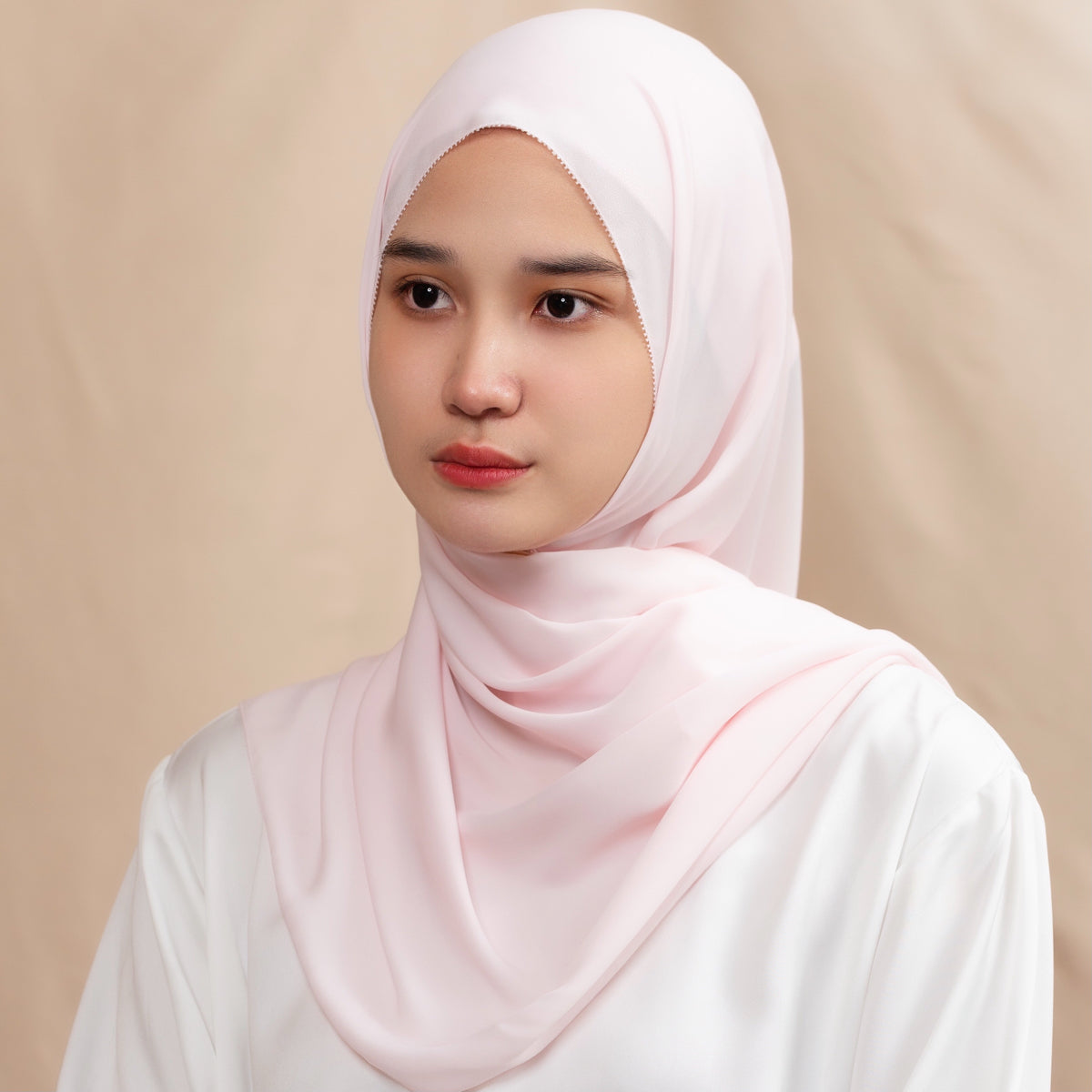 Matte Satin Eyelash Shawl