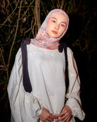 Soof Fotosynthesia printed modal cotton hijab scarf in muticolours.
